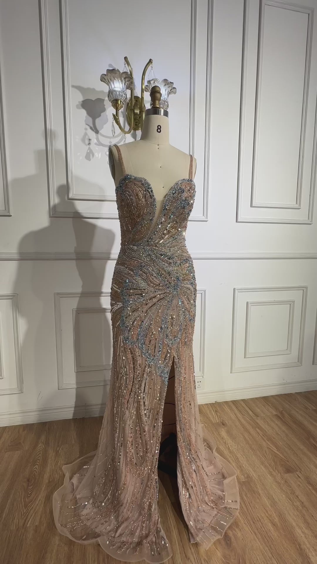 Luxury Mermaid Evening Dress with Split LA72480A