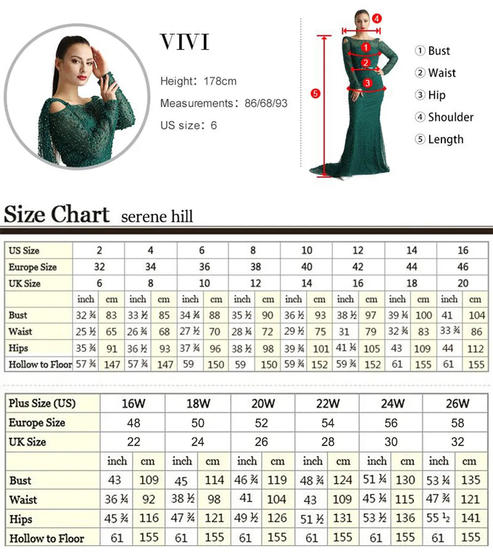 Serene Hill Arabic Nude A Line Spaghetti Strap Beaded Luxury Evening Dresses LA71911L