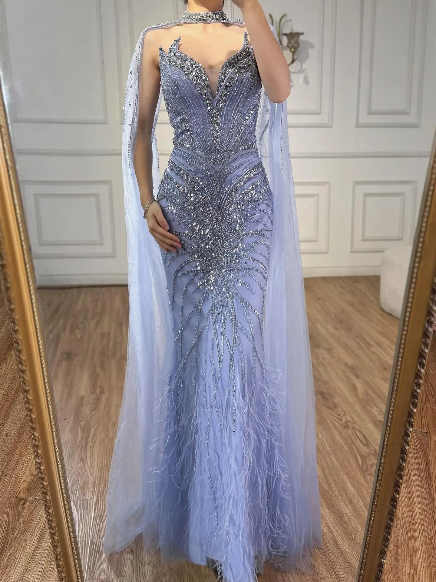 Luxury Designer Evening Dresses Mermaid Gowns for Formal Occasion LA72882