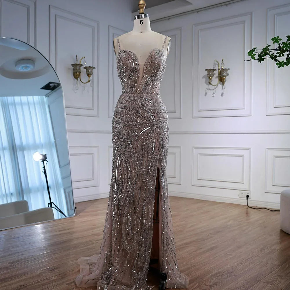 Luxury Mermaid Evening Dress with Split LA72480A