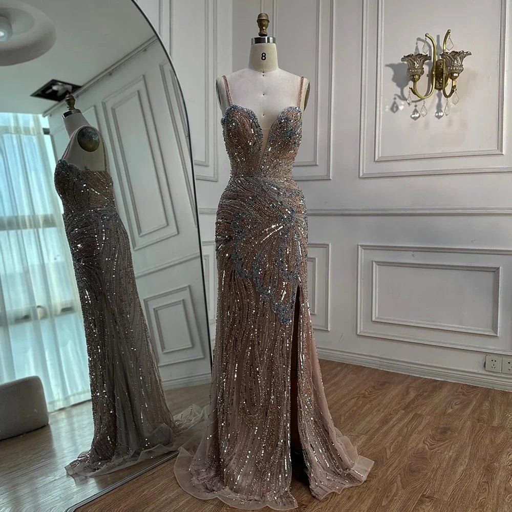 Luxury Mermaid Evening Dress with Split LA72480A