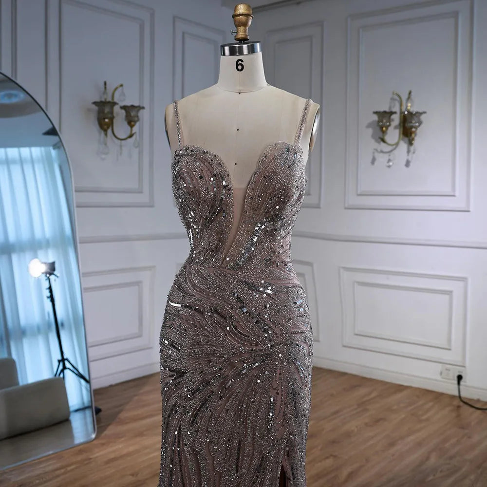 Luxury Mermaid Evening Dress with Split LA72480A