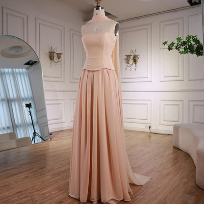 Luxury Turquoise A Line Strapless Evening Dress with Cape LA73012