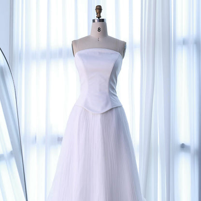 Elegantes Abendkleid in Salbeigrün mit 3D-Blumen in A-Linie LA72913