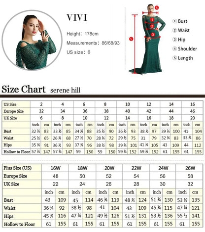 Serene Hill Arabic Nude A Line Spaghetti Strap Beaded Luxury Evening Dresses LA71911L