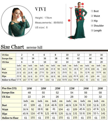 Luxury Blue Crystal Beaded Mermaid Evening Dress For Formal Wedding Party LA73544