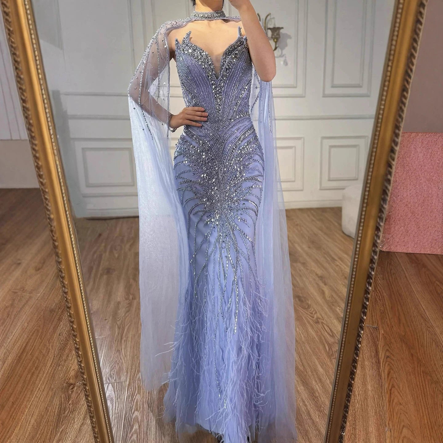 Luxury Designer Evening Dresses Mermaid Gowns for Formal Occasion LA72882