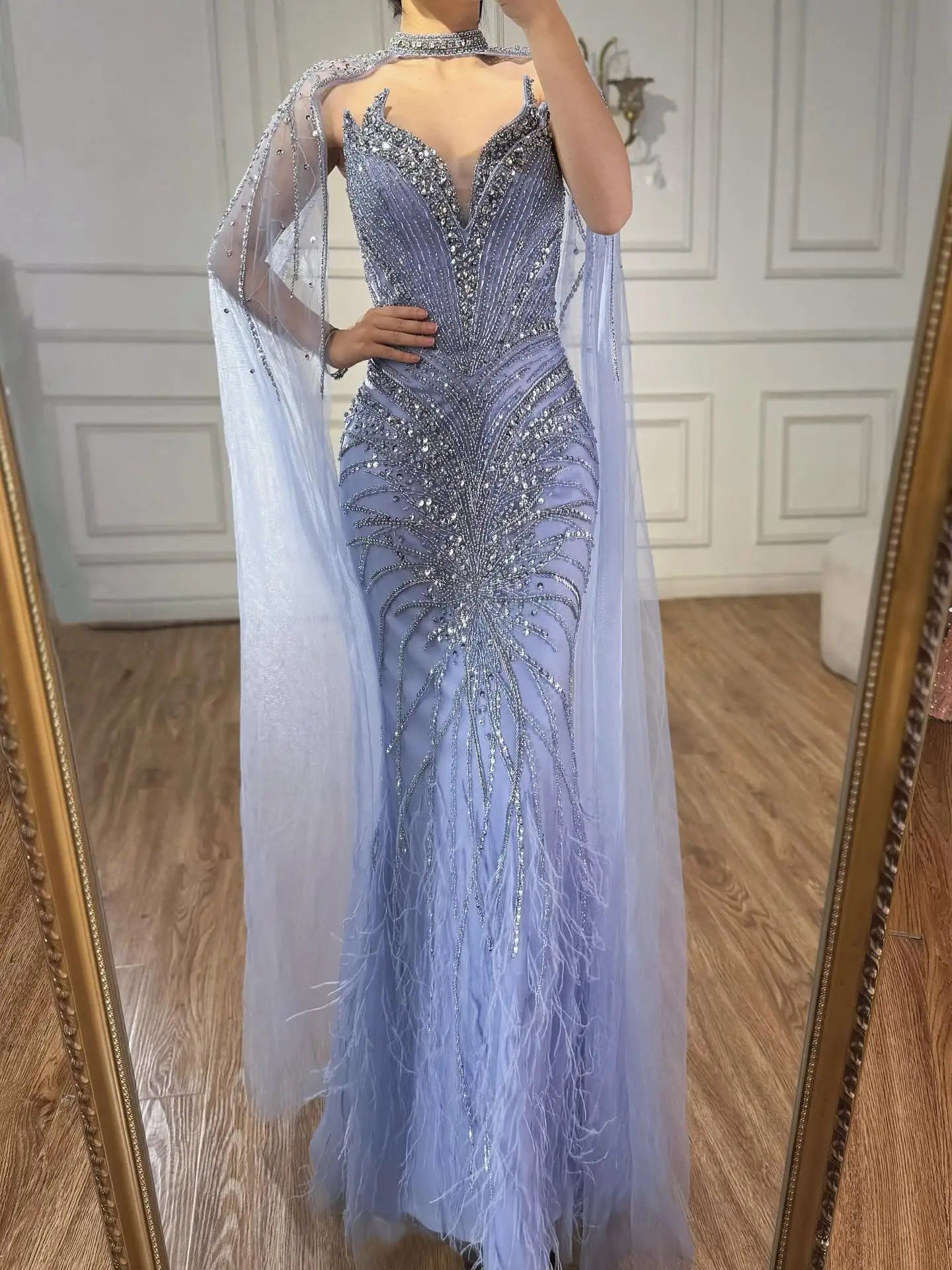 Luxury Designer Evening Dresses Mermaid Gowns for Formal Occasion LA72882