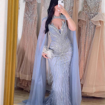 Luxury Designer Evening Dresses Mermaid Gowns for Formal Occasion LA72882