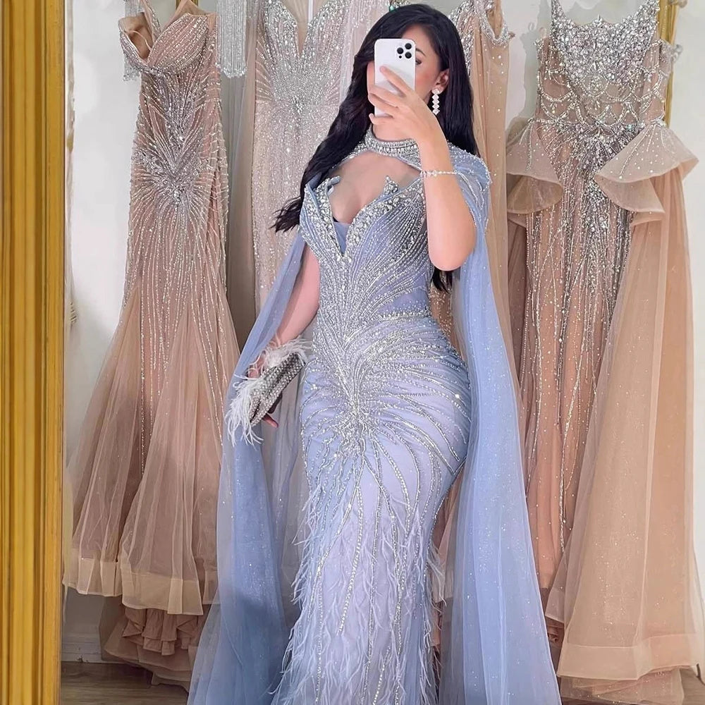 Luxury Designer Evening Dresses Mermaid Gowns for Formal Occasion LA72882