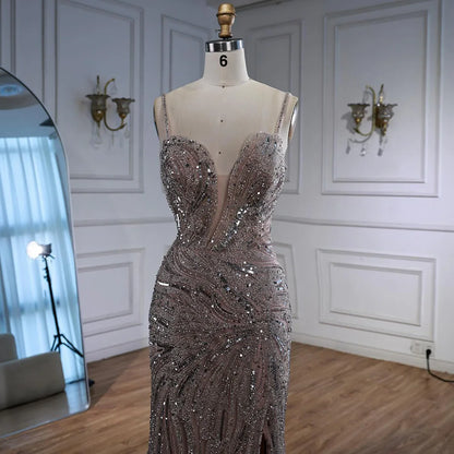 Luxury Mermaid Evening Dress with Split LA72480A