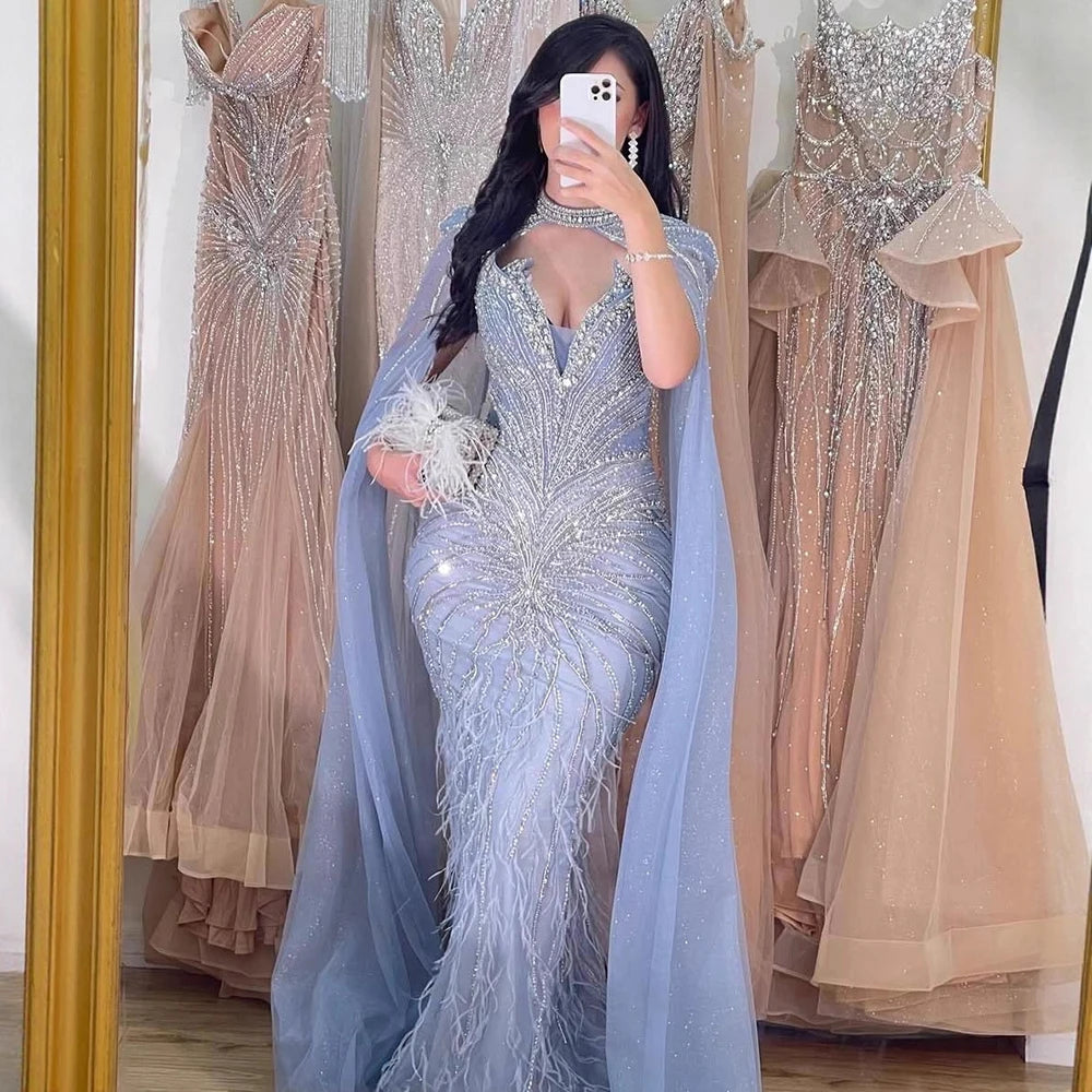 Luxury Designer Evening Dresses Mermaid Gowns for Formal Occasion LA72882